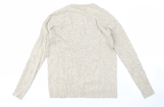 Cath Kidston Women's Beige XS Graphic Print Jumper