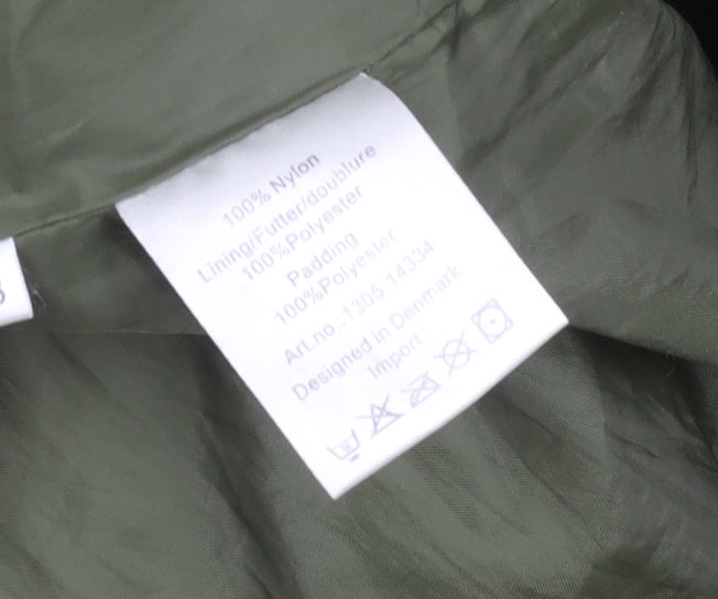 ETAGE Women's Green Mid-Length Puffer Jacket Size 10