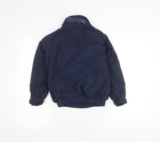 Toggi Boys Blue Basic Jacket L with Logo Accents