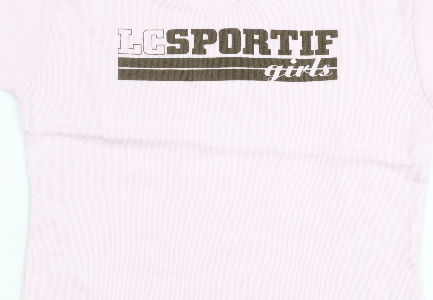 Le Coq Sportif Women's Pink T-Shirt Size 12 Casual Wear