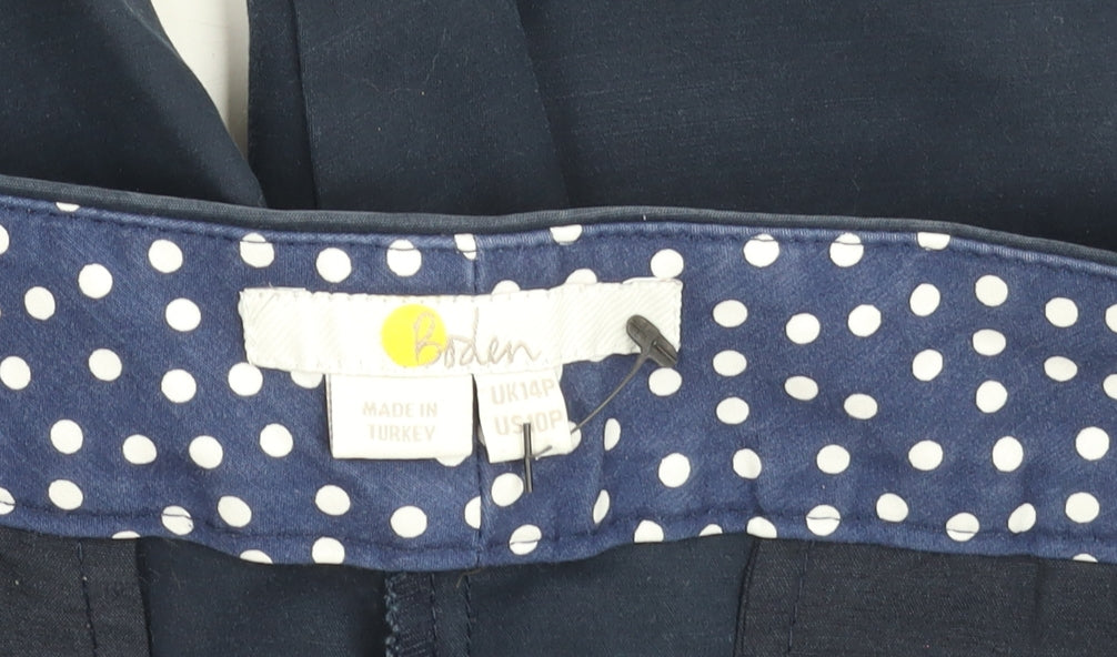 Boden Women's Blue Chino Trousers Size 14 Plus