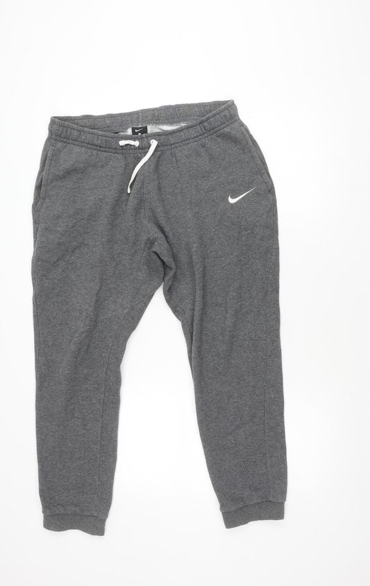 Nike Men's Grey Jogger Trousers Size L