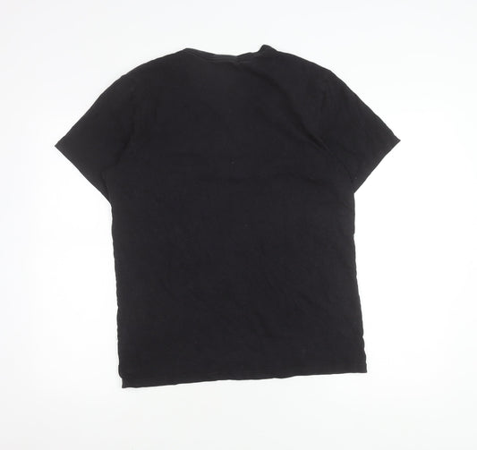 Calvin Klein Men's Black M Crew Neck Logo T-Shirt