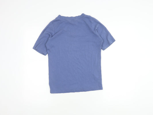 Edinburgh Woollen Mill Women's Blue Basic T-Shirt Size 10-12