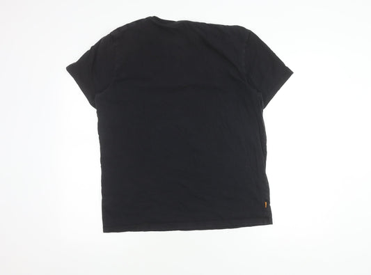 Timberland Men’s Black Cotton Slim Fit T-Shirt L