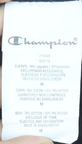 Champion Men's Black Medium Pullover Hoodie