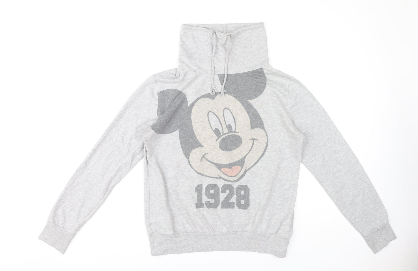 Disney Women’s Grey Mickey Sweatshirt, Size 12