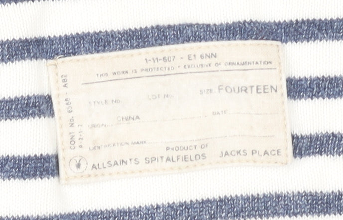 AllSaints Women's Multicoloured Knit Jumper Size 14