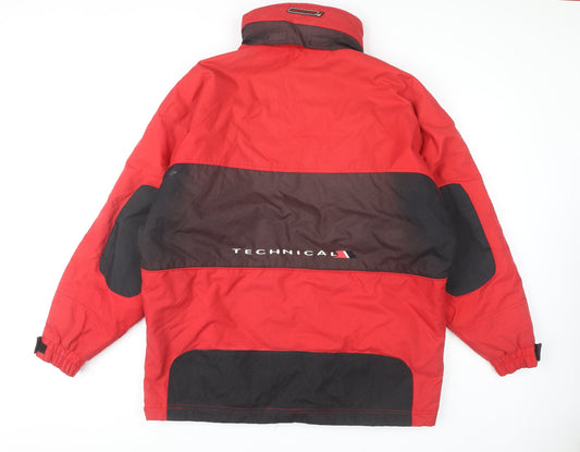Trespass Men's Red Puffer Jacket, Size L, Winter Casual