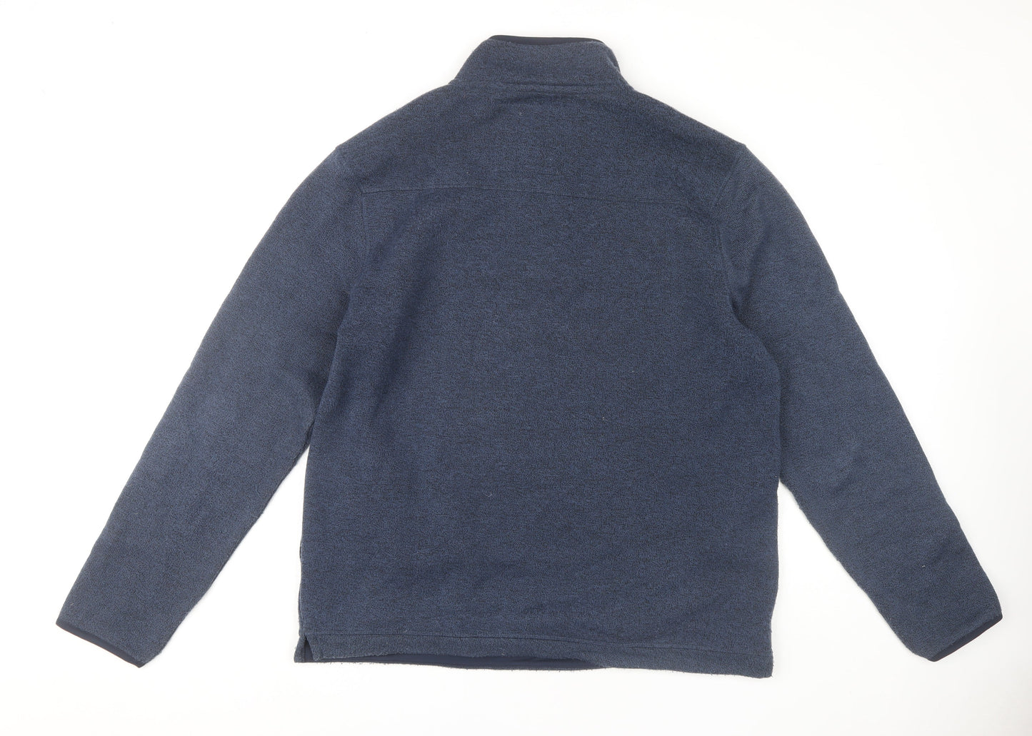 Weird Fish Men's Blue Fleece 1/4 Zip Sweatshirt XL