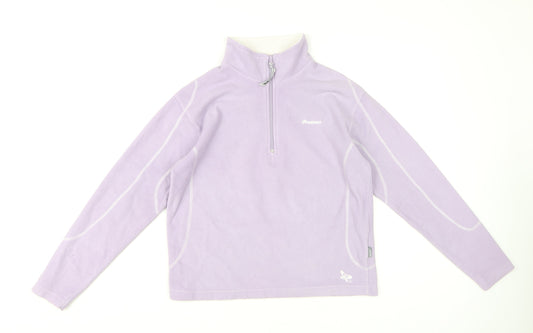 Trespass Women's Purple Fleece Pullover Sweatshirt M