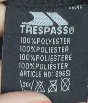 Trespass Black Fleece Sweatshirt Unisex Medium