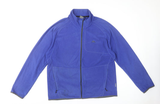 Trespass Men's Blue Fleece Full Zip Jacket - XL
