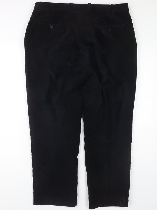 Racing Green Men's Black Dress Pants, Size 26