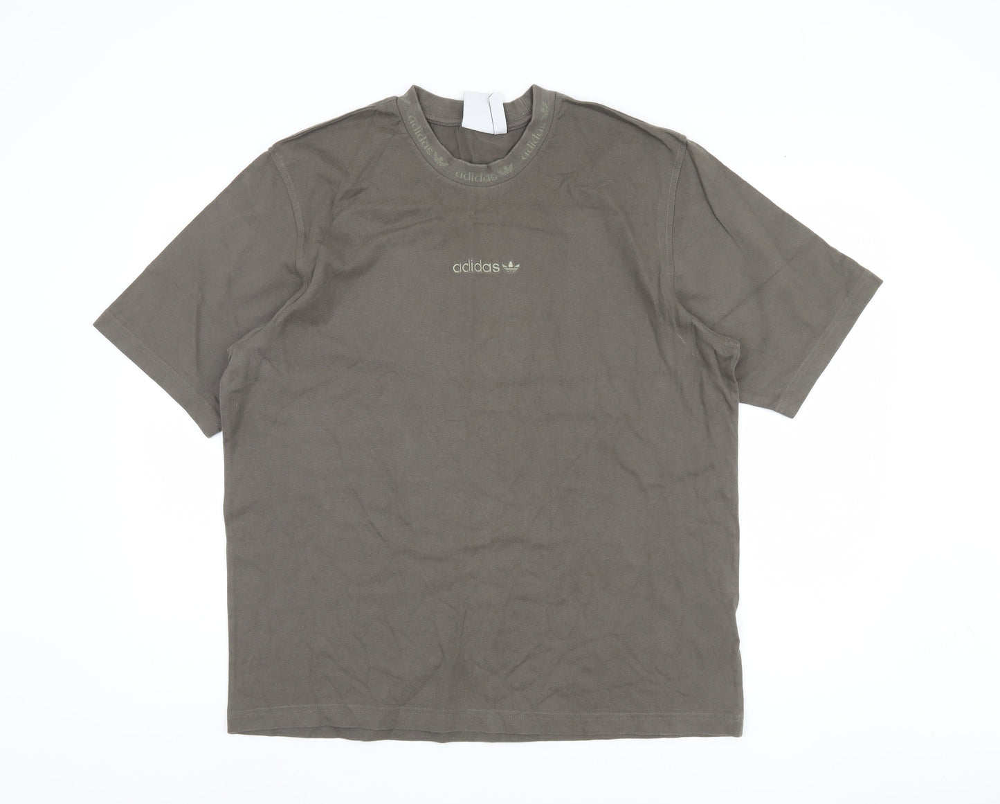 Adidas Men's Brown M Jersey T-Shirt