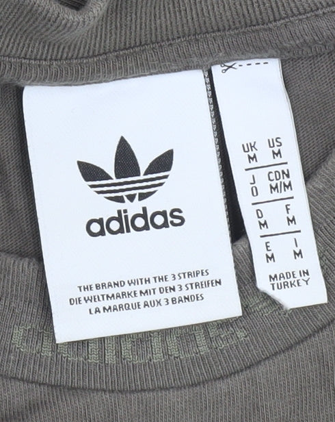 Adidas Men's Brown M Jersey T-Shirt