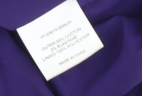 Hobbs Women's Purple Pink Striped Sheath Dress Size 14