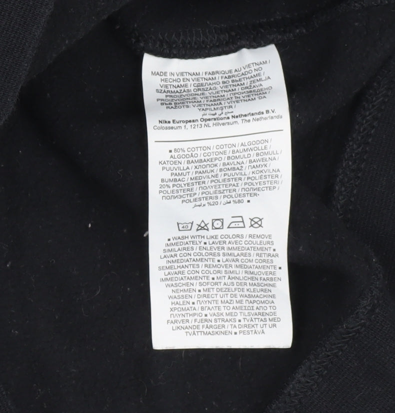 Nike Men's Black Small Logo Sweatshirt