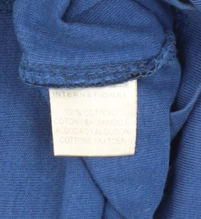 Donnay Men's Sleeveless Blue T-Shirt - Size S