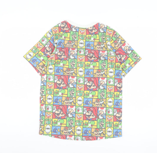 Nutmeg Boys Super Mario Multicoloured Graphic T-Shirt 13-14 Years
