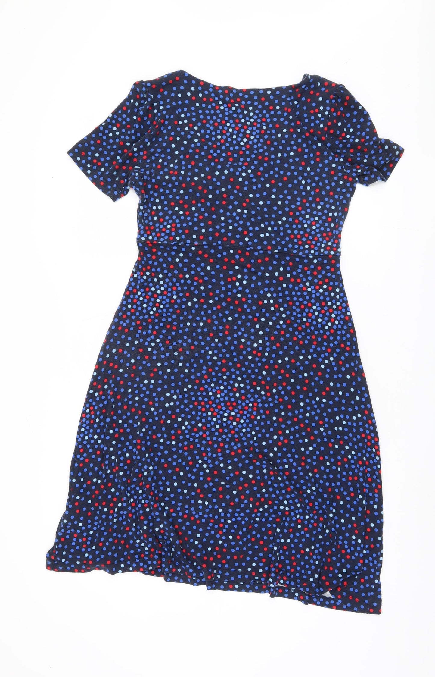 Crew Clothing Women’s Multicoloured Polka Dot Dress Size 8