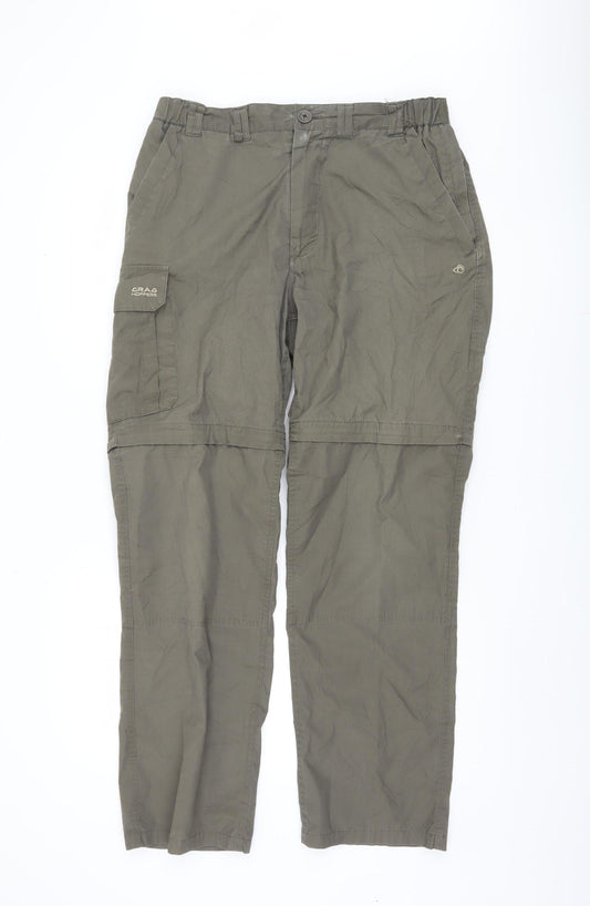 Craghoppers Men's Green Cargo Trousers M