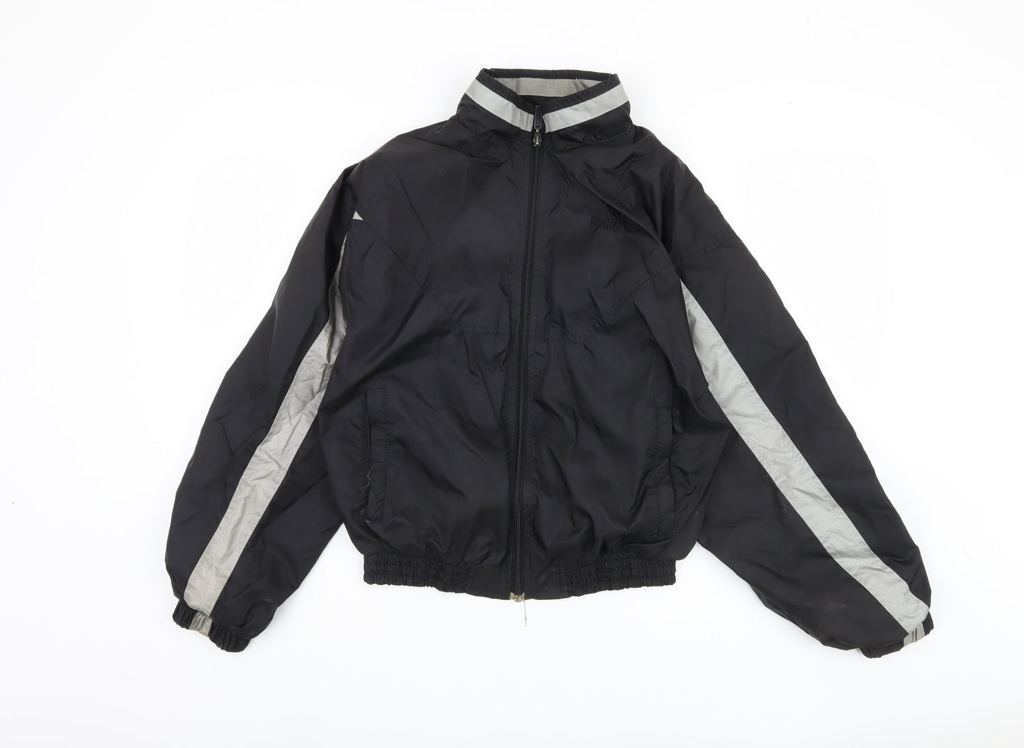 Puma Black Windbreaker Jacket XL Unisex Casual Sports