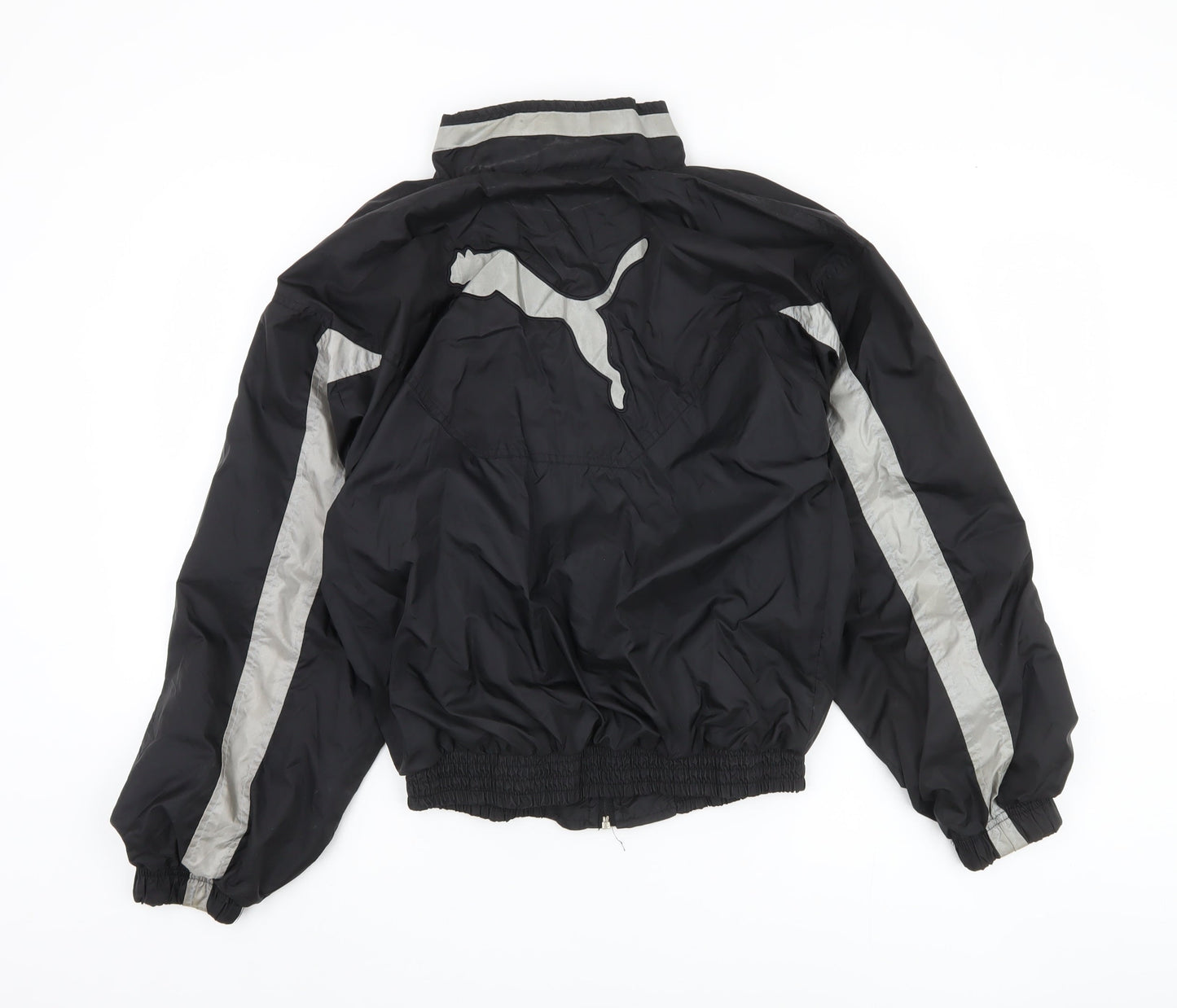 Puma Black Windbreaker Jacket XL Unisex Casual Sports