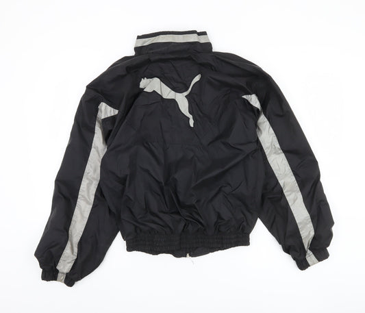 Puma Black Windbreaker Jacket XL Unisex Casual Sports