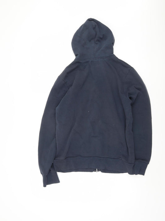 Converse Boys Blue XL Full Zip Hoodie with Logo