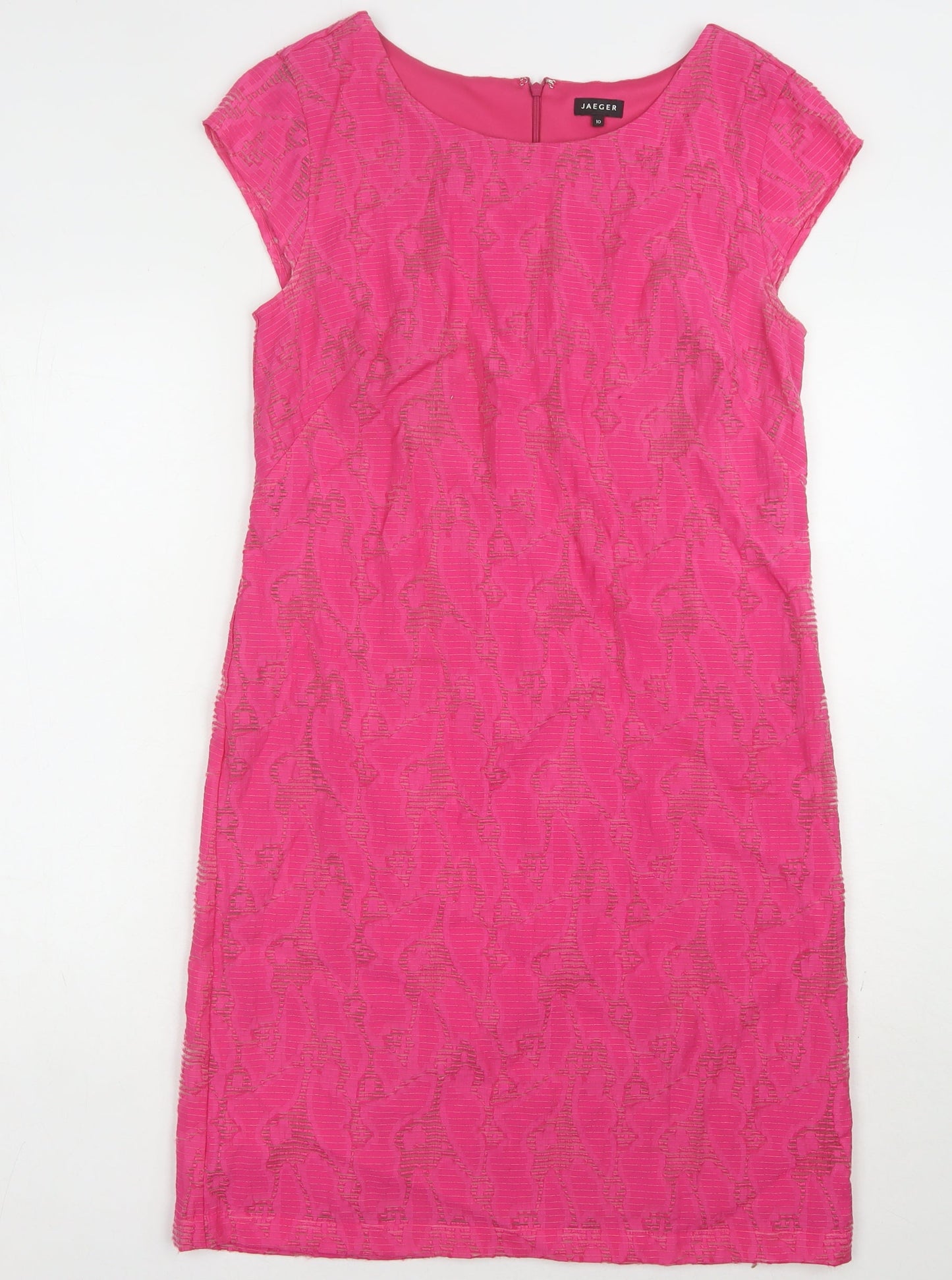 Jaeger Pink Women's Dress Size 10