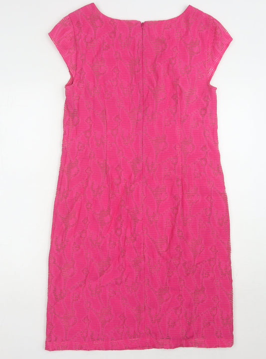 Jaeger Pink Women's Dress Size 10