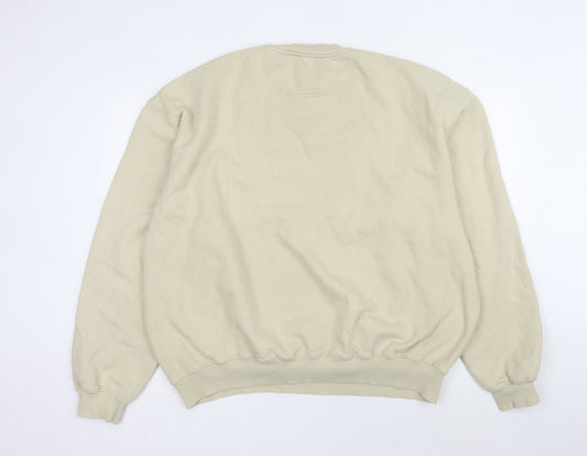 Champion Men's Beige 2XL Crew Neck Sweatshirt