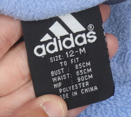 Adidas Women's Blue Pullover Sweatshirt Size 12
