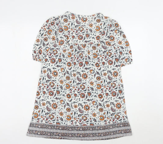 Fat Face Women's Multicoloured Floral Dress UK Size 6