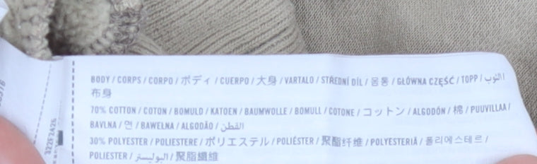 Hollister Beige Men's Oversized Hoodie Large