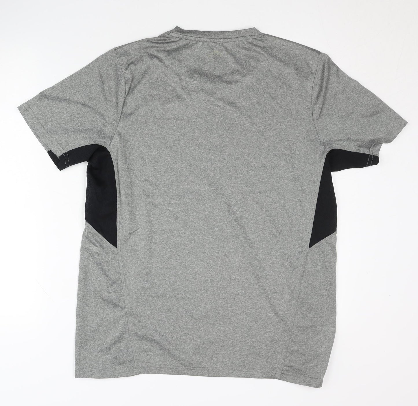 Slazenger Men's Grey Jersey T-Shirt for Gym & Training