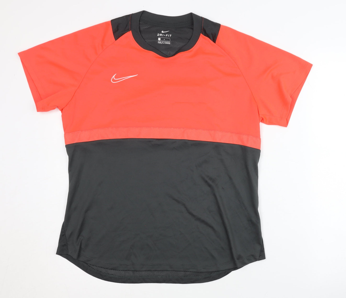 Nike Unisex Red Black T-Shirt L Athletic Fit
