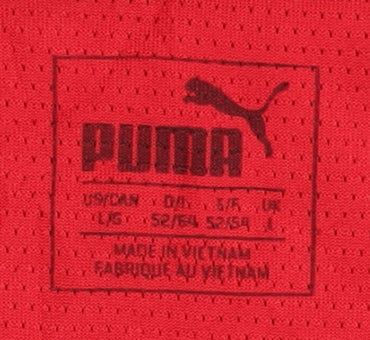 Puma Men's Red Gym Training T-Shirt Large