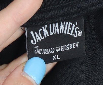 Jack Daniel's Men's Black XL Polo Shirt with Logo