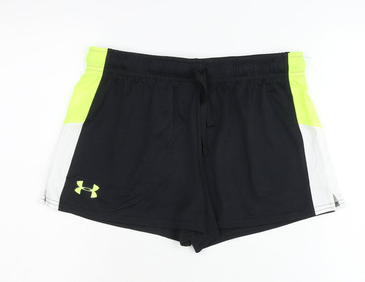 Under Armour Girls Black Athletic Shorts XL