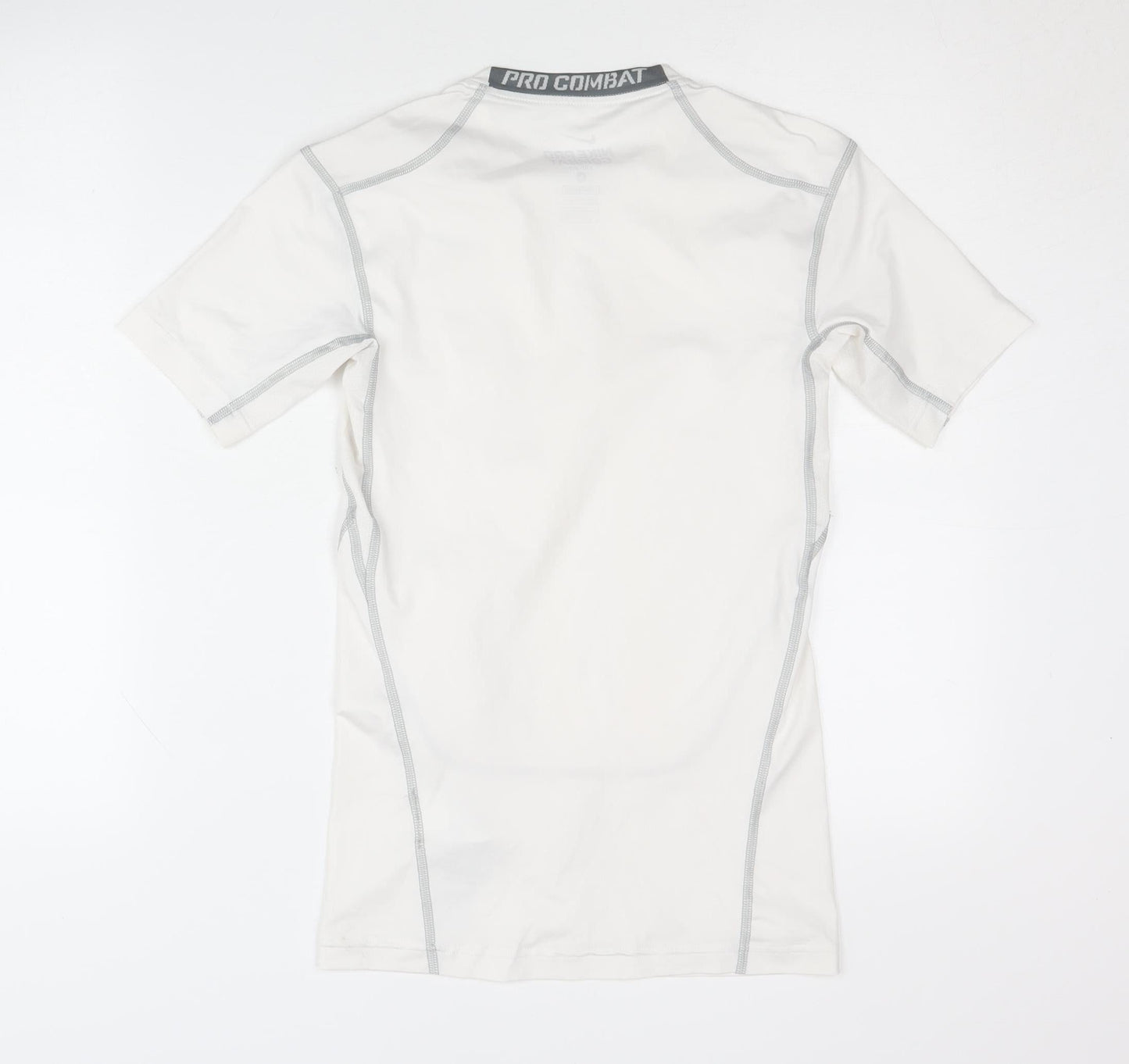 Nike Men's White Gym T-Shirt Slim Fit S