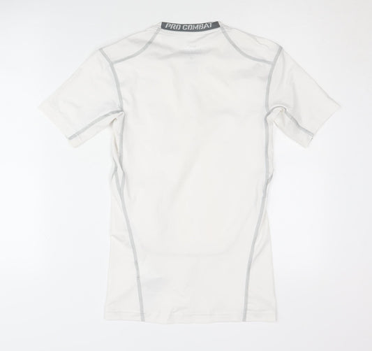 Nike Men's White Gym T-Shirt Slim Fit S