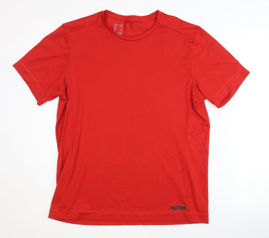 Decathlon Men's Red Basic T-Shirt Size L