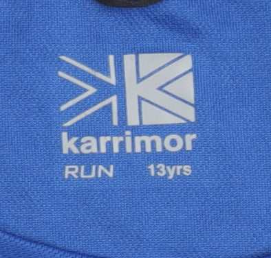 Additional view of Karrimor boys’ blue t-shirt 13 years reflective sports top