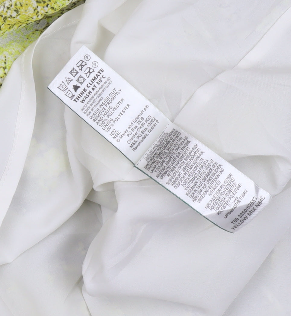 Marks and Spencer Women's Midi Skirt, Size 14, Multicoloured