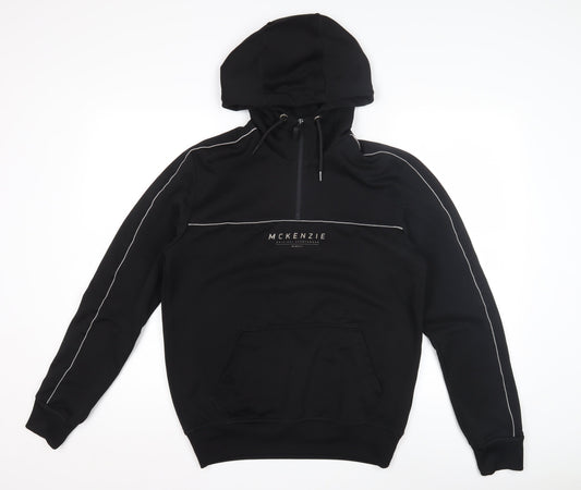 McKenzie Men's Black Pullover Hoodie - S