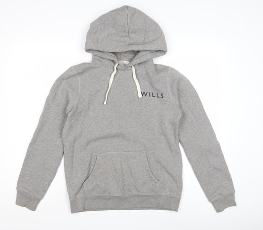Jack Wills Women’s Grey Pullover Hoodie Size 6