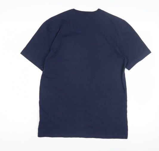 Hugo Boss Men's Blue Crew Neck T-Shirt - M