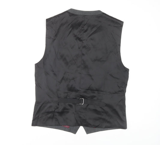 Next Men's Grey Suit Waistcoat - 40R